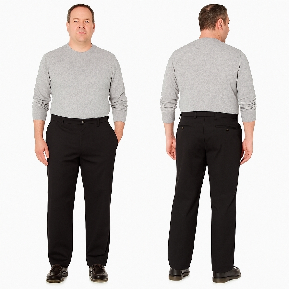 Dockers Signature Black Classic Fit Khaki Pants Size 40×30